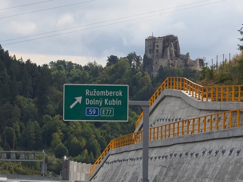 D1 Hubová – Ivachnová odbremení Ružomberok a zrýchli cestovanie už 5. októbra