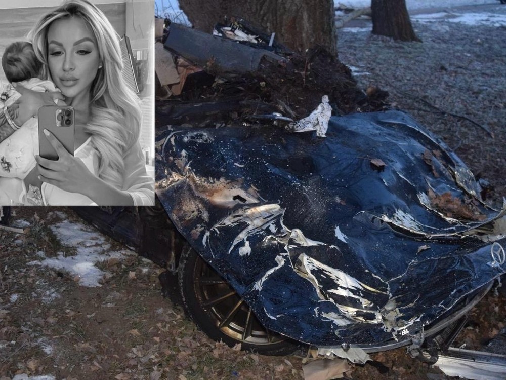 Zomrela expartnerka Gábora Borárosa Monika († 31). Z fotiek z nehody MRAZÍ
