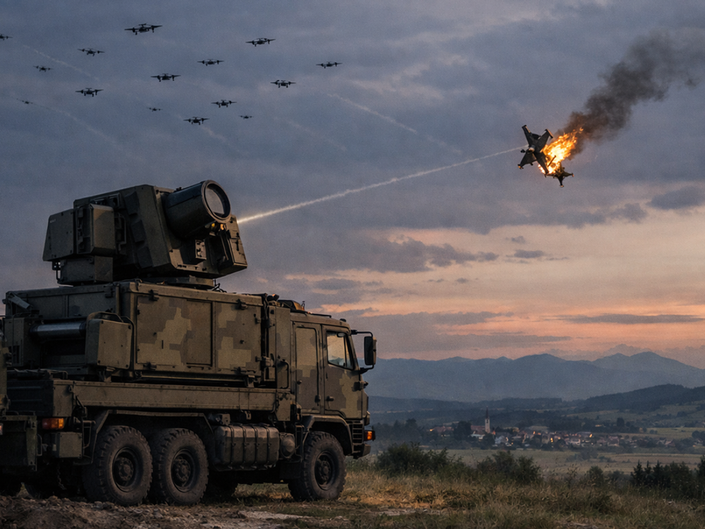 Ruské drony v plameňoch? Ukrajina testuje nový laser