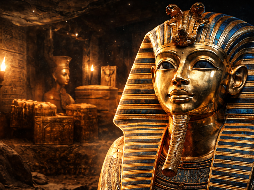 Maska Tutanchamóna možno nebola vyrobená pre neho