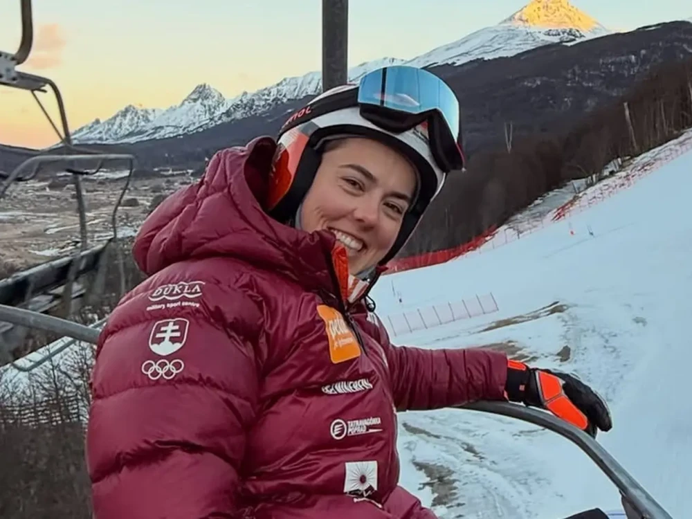 Vysmiata VLHOVÁ ladí formu na snehu v Argentíne