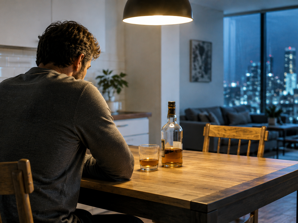 Muži podľa novej štúdie reagujú na samotu alkoholom inak než ženy