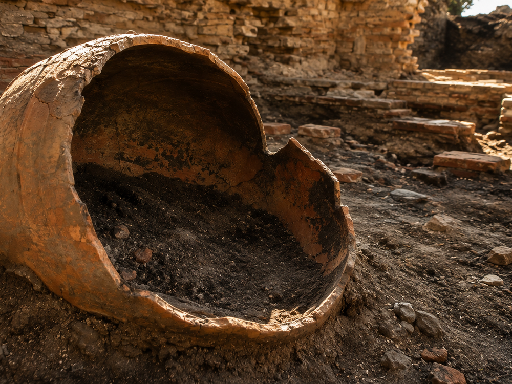 Archeológovia otvorili obrovskú nádobu. Čakal ich šok