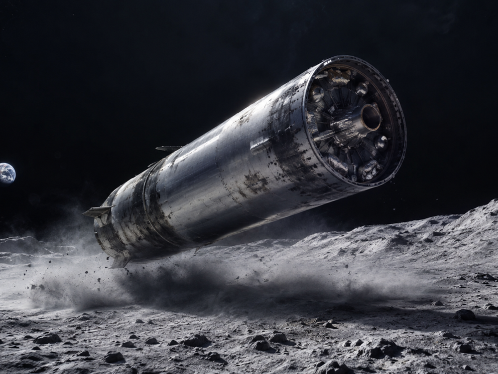 Kus rakety SpaceX narazí do Mesiaca: Vedci sa tešia na oblak prachu