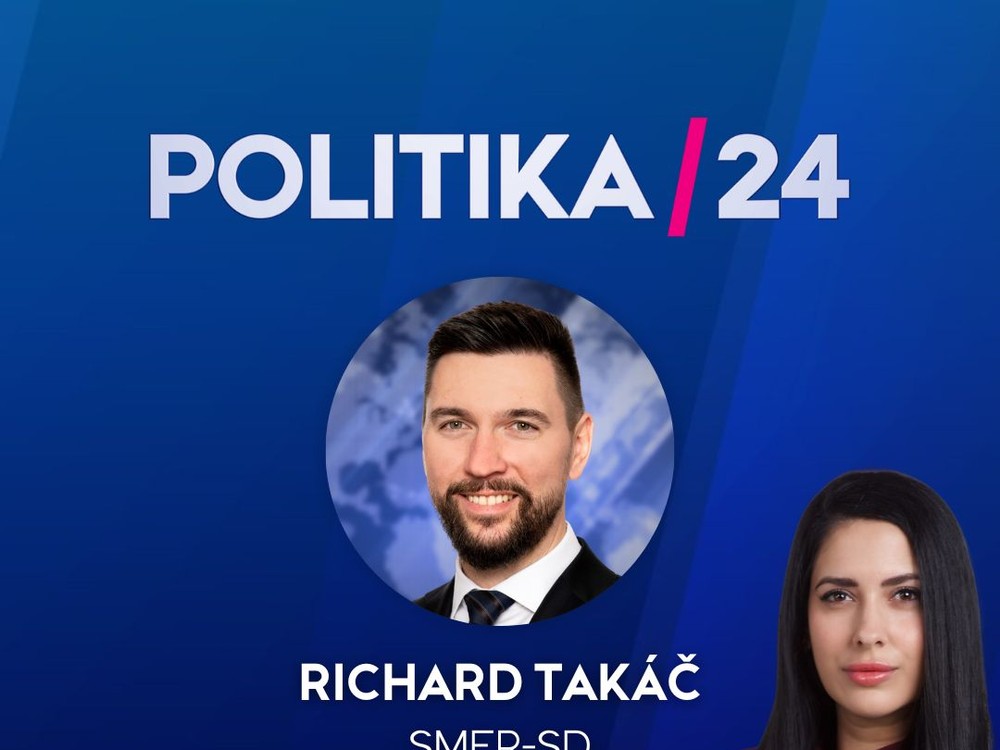 Pozvanie do relácie Politika 24 prijal minister pôdohospodárstva Richard Takáč