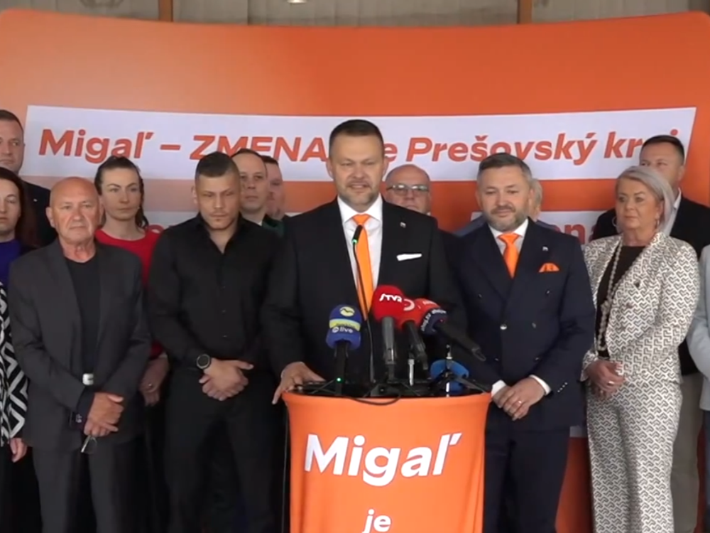 Migaľ ohlásil kandidatúru na prešovského župana. Kritizoval Mazureka aj Majerského