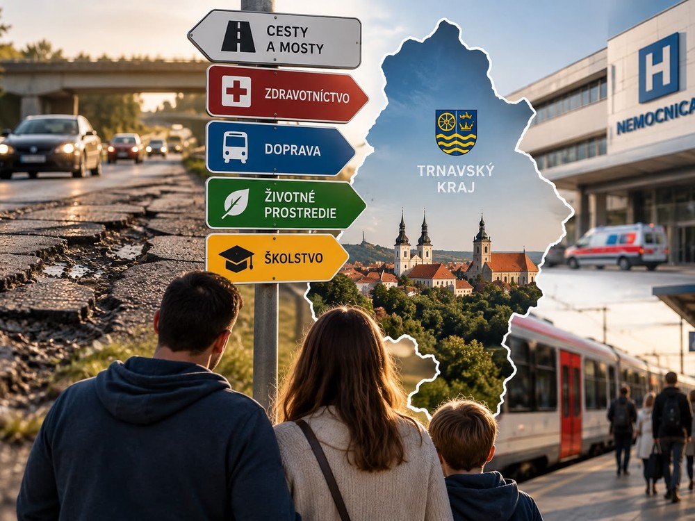 Čo najviac trápi obyvateľov Trnavského kraja? Rozbité cesty, málo spojov aj drahý život