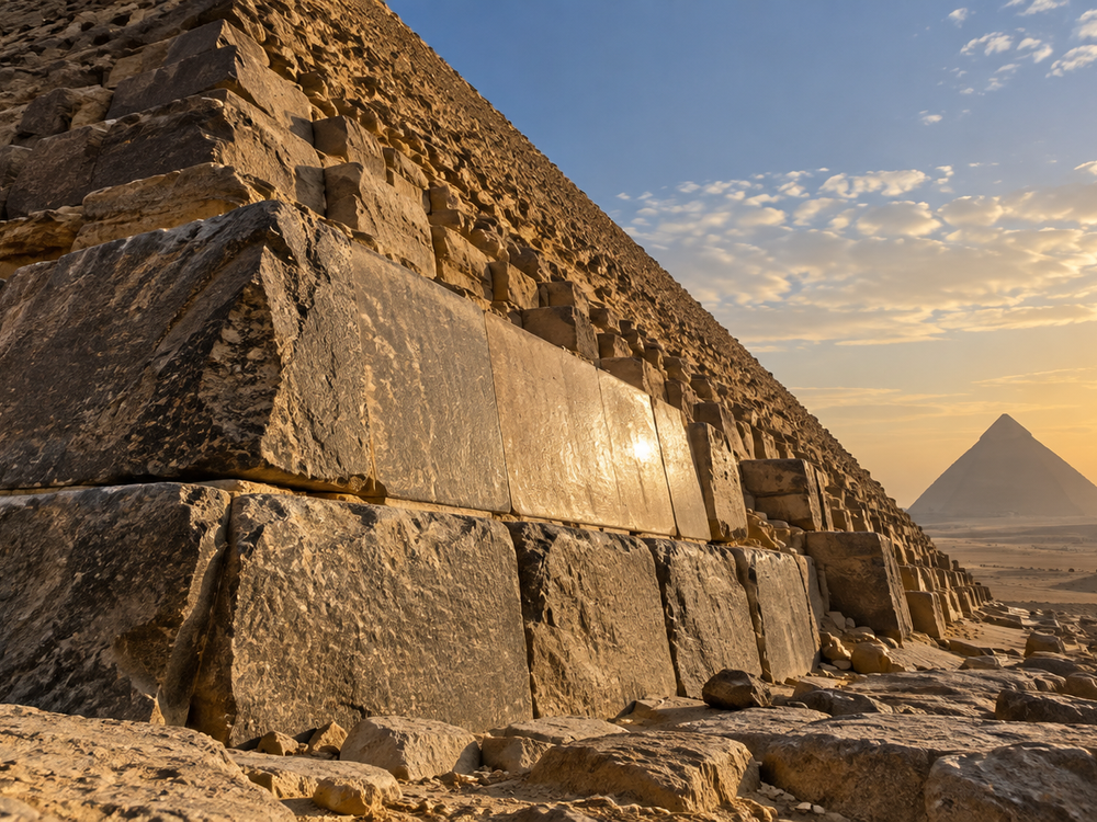 V egyptskej pyramíde našli dutiny. Môžu skrývať vchod
