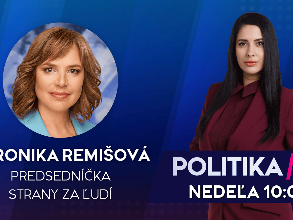 Pozvanie do relácie Politika 24 prijala predsedníčka strany Za ľudí Veronika Remišová