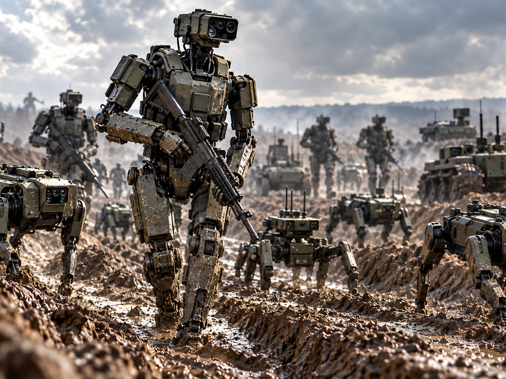 Ukrajina chystá armádu robotov a jej plán znie ako sci-fi