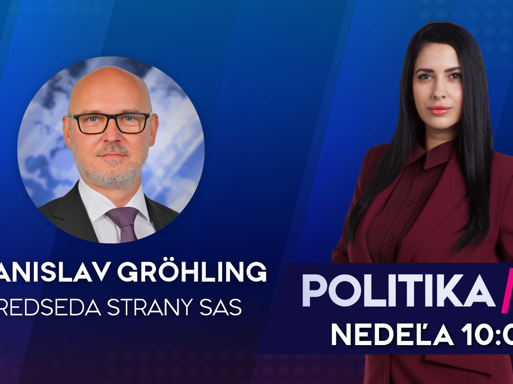 Pozvanie do relácie Politika 24 prijal predseda SAS Branislav Gröhling