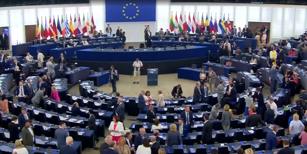 Úvodné zasadnutie nového Európskeho parlamentu 