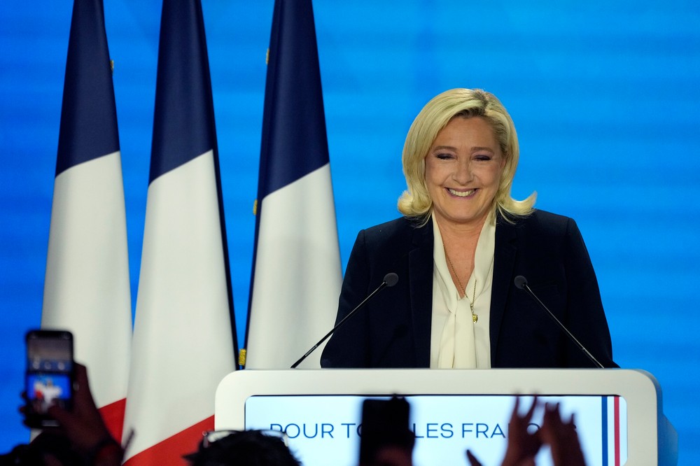 Le Pen v príhovore 2