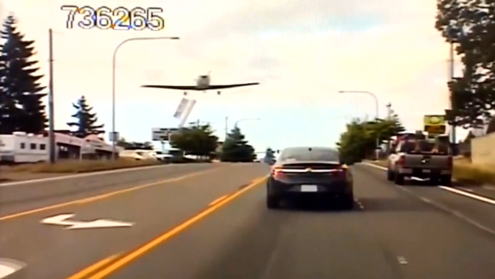 Núdzové pristátie lietadla