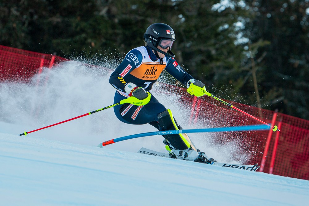 Jasná slalom lyžovanie Sara Hectorová