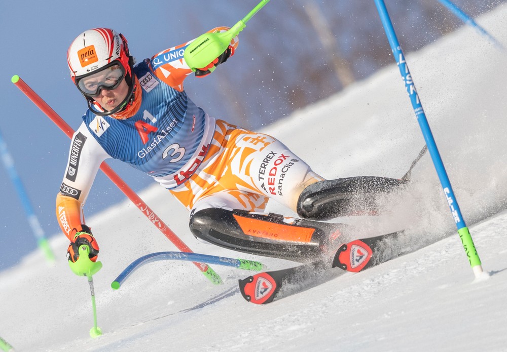 Slalom v Lienzi v podaní Petry Vlhovej