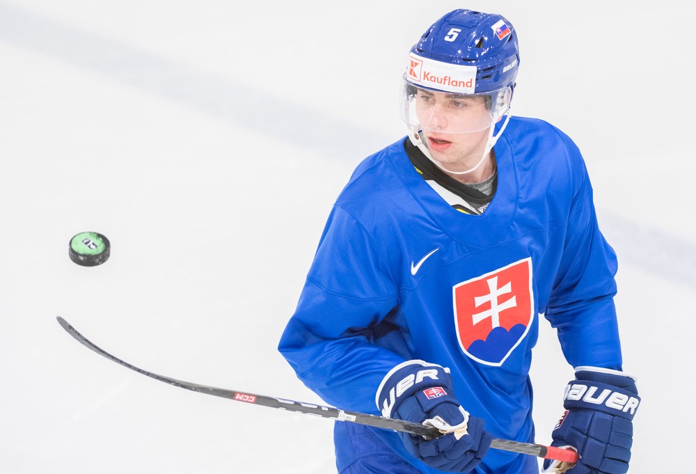 Tréning Slovenska pred zápasom s Kanadou