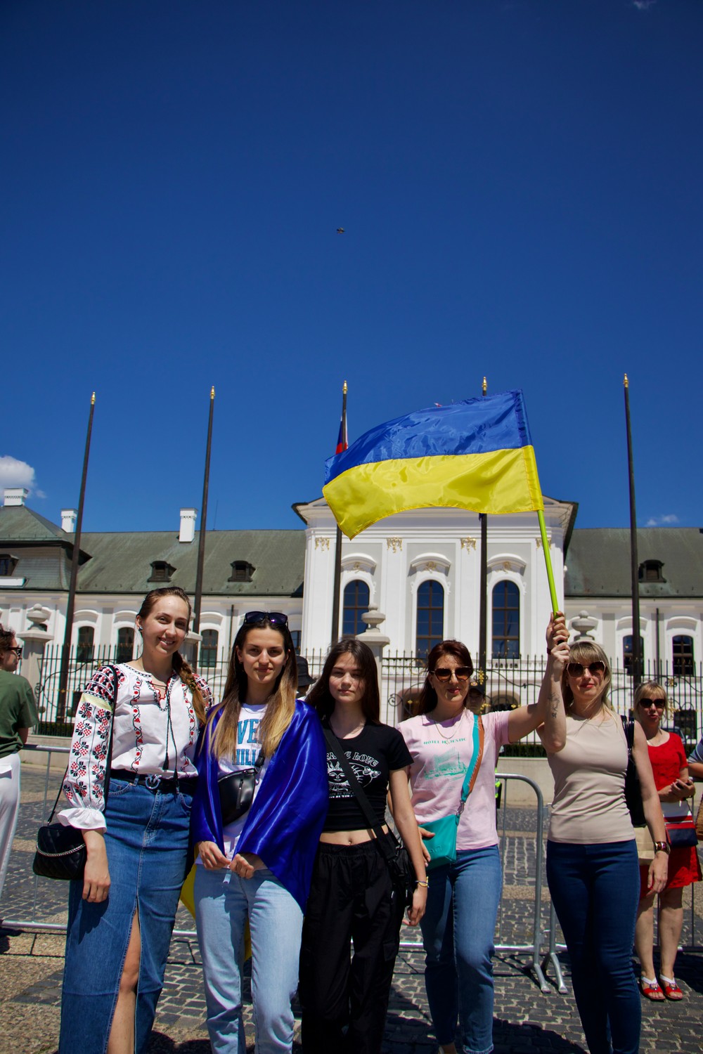 zelenskyj bratislava prezidentsky palac atmosfera ukrajinci