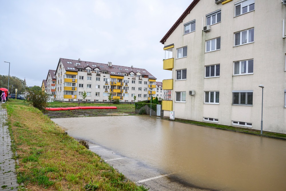 Vybrežený potok v Pezinku