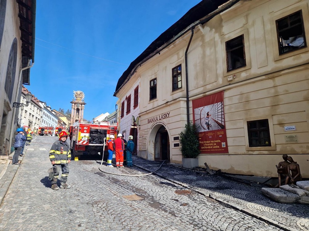 Požiar Banská Štiavnica