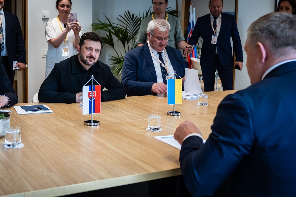Rokovanie premiéra Roberta Fica a prezidenta Volodymyra Zelenského