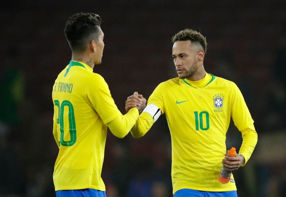 Roberto Firmino a Neymar