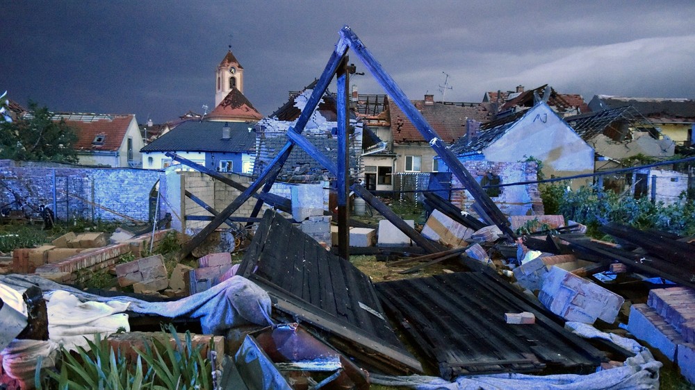 Tornádo na Morave