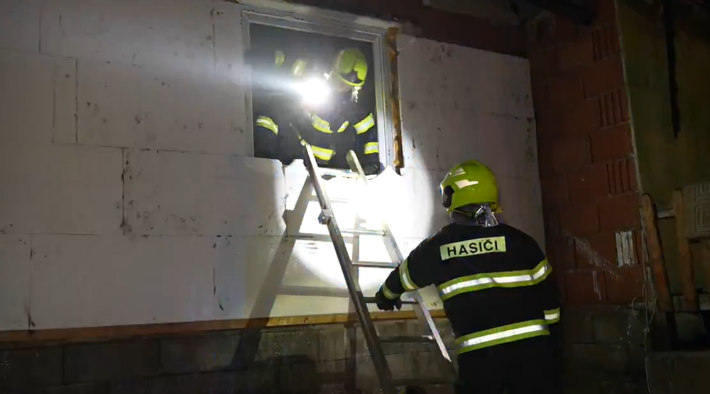 Požiar domu v osade Jareček 7