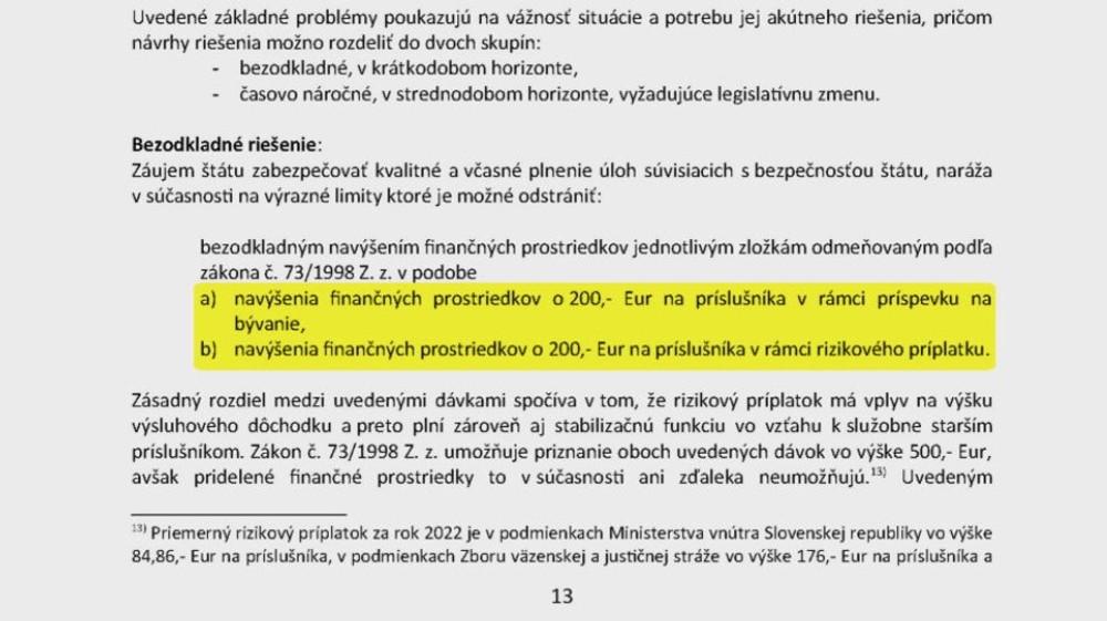 Policajti kritizujú zlé vybavenie a nízke platy (3)