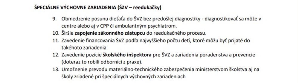 2. špecialne školy zakony