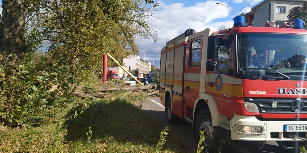 Takto vietor vyčíňal v Ružomberku 