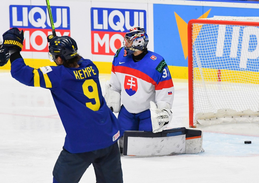 MS v hokeji Švédsko - Slovensko (1)
