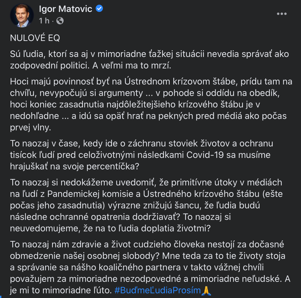 Prestrelka medzi Richardom Sulíkom a Igorom Matovičom