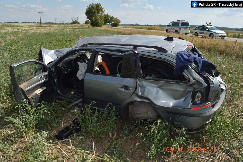 Len 16-ročná spolujazdkyňa utrpela vážne zranenia