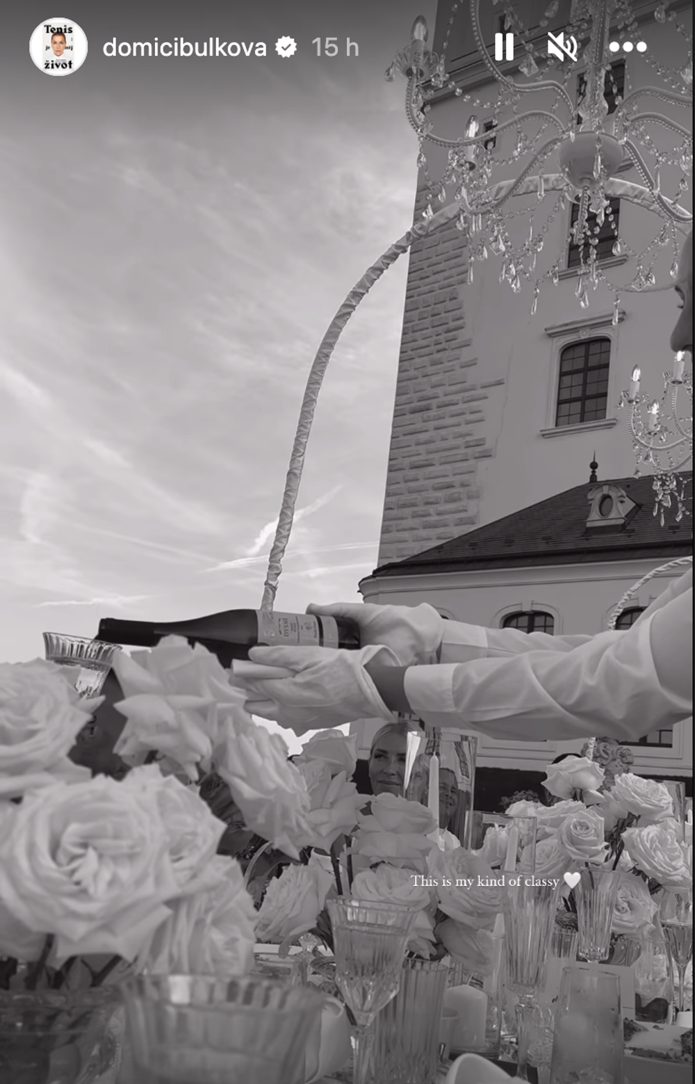 Krst dcéry Dominiky Cibulkovej