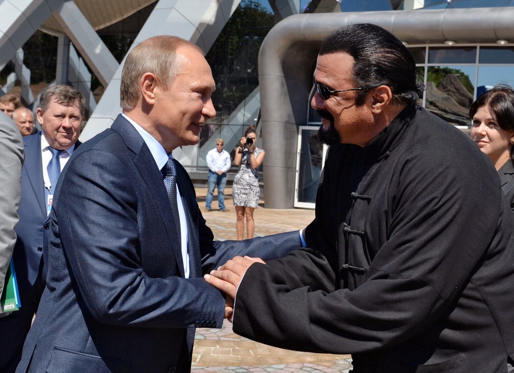 Vladimir Putin, Steven Seagal