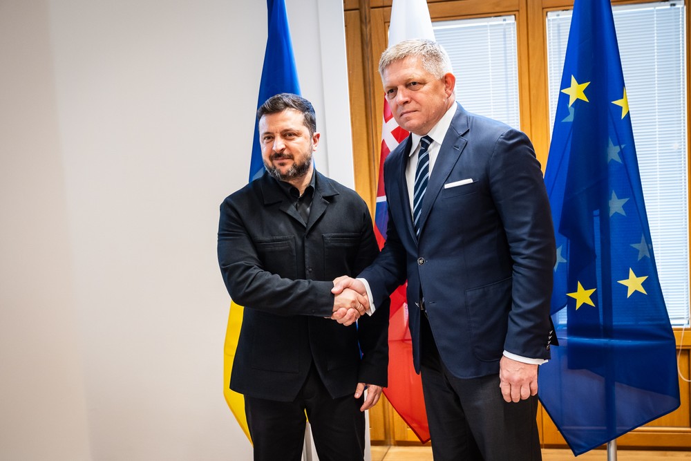 Rokovanie premiéra Roberta Fica a prezidenta Volodymyra Zelenského
