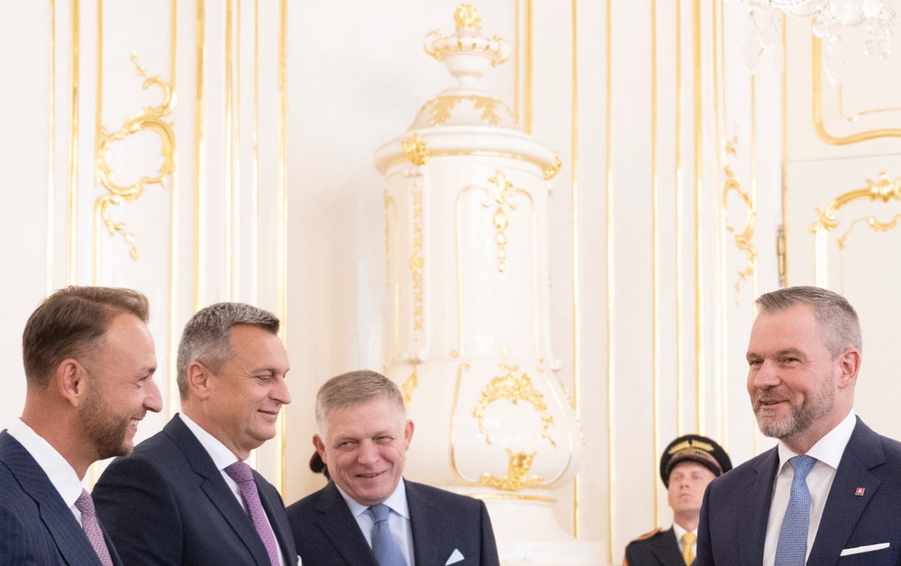 Stretnutie predsedov koaličných strán s prezidentom Petrom Pellegrinim