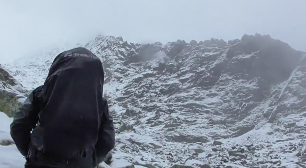 Vysoké Tatry potrápil dážď a sneh