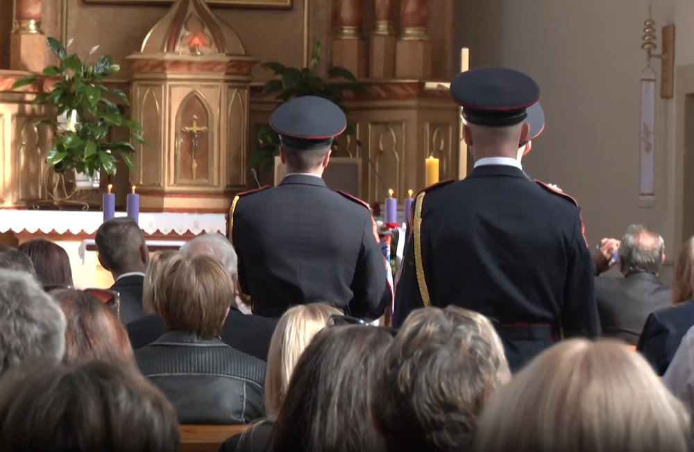 Pohreb učiteľky Božky zo Staškova