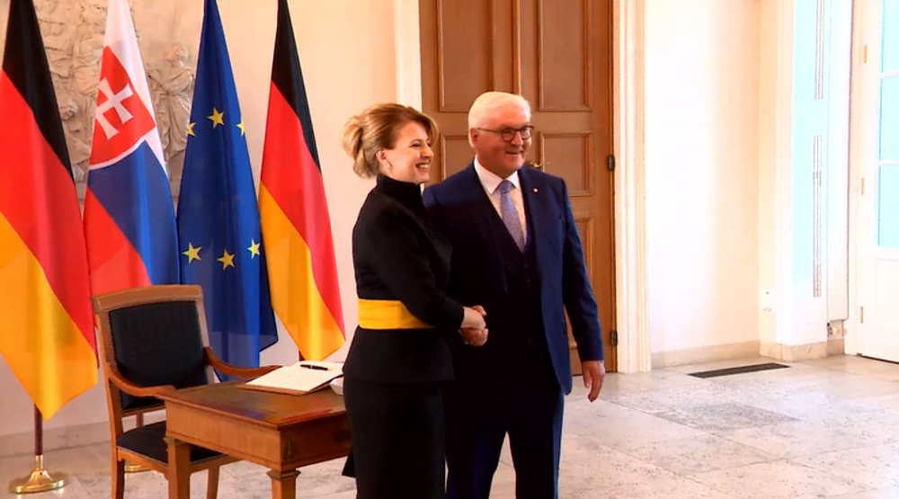 Zuzana Čaputová sa stretla s nemeckým prezidentom Steinmeierom i kancelárkou Angelou Merkel 