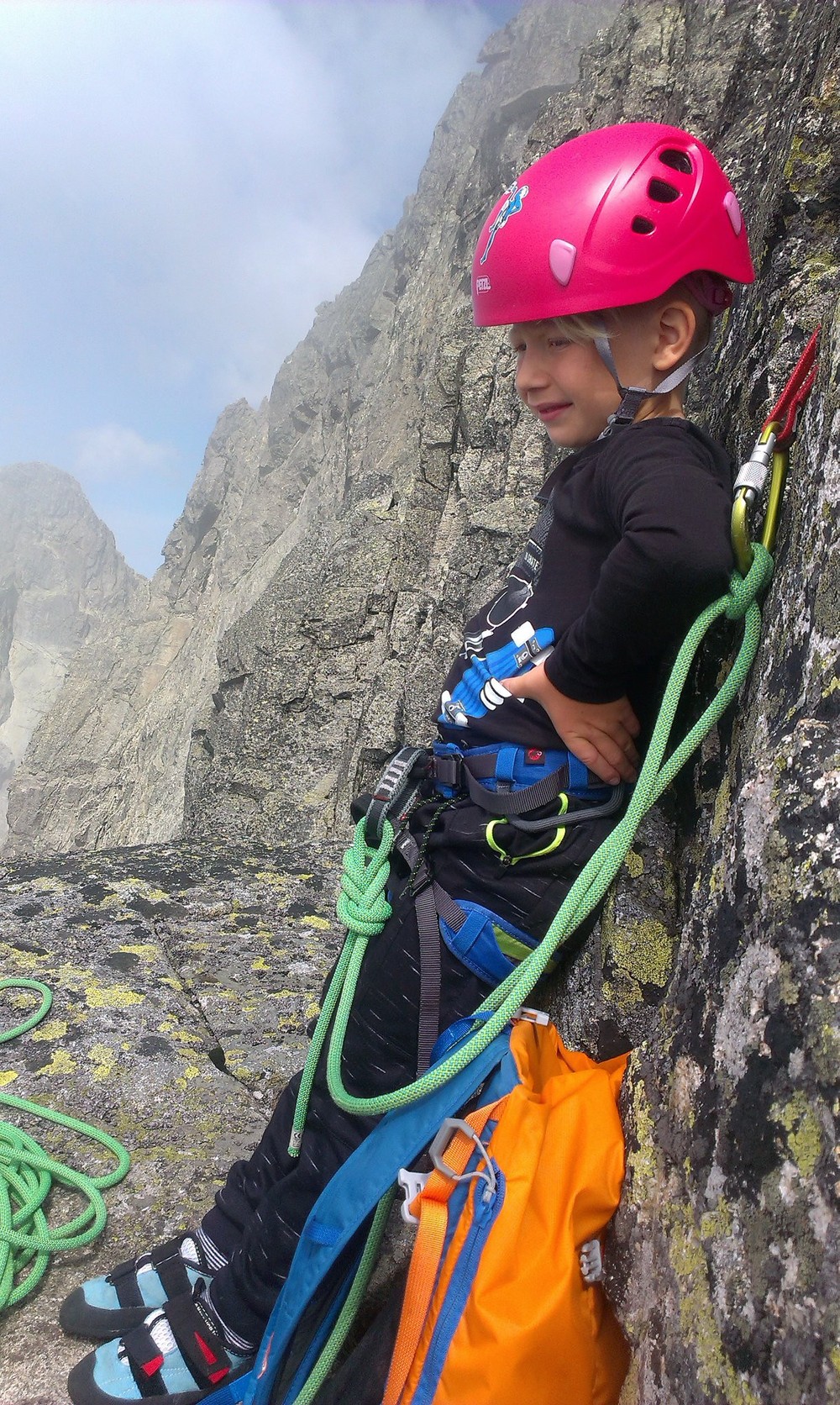 Horolezec Vladimír Zboja zobral 6-ročného vnuka Matúša vo Vysokých Tatrách na ťažkú túru