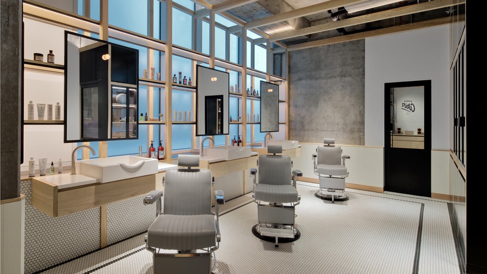 Luxusný barber-shop v Dubaji