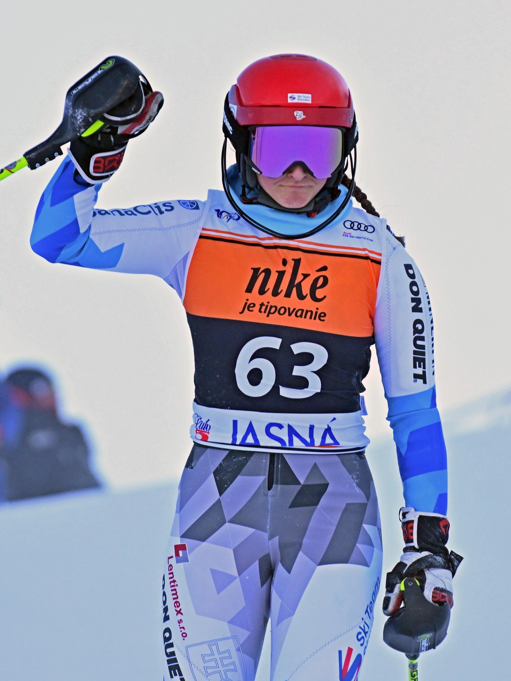 Jasná slalom lyžovanie Sophia Poláková