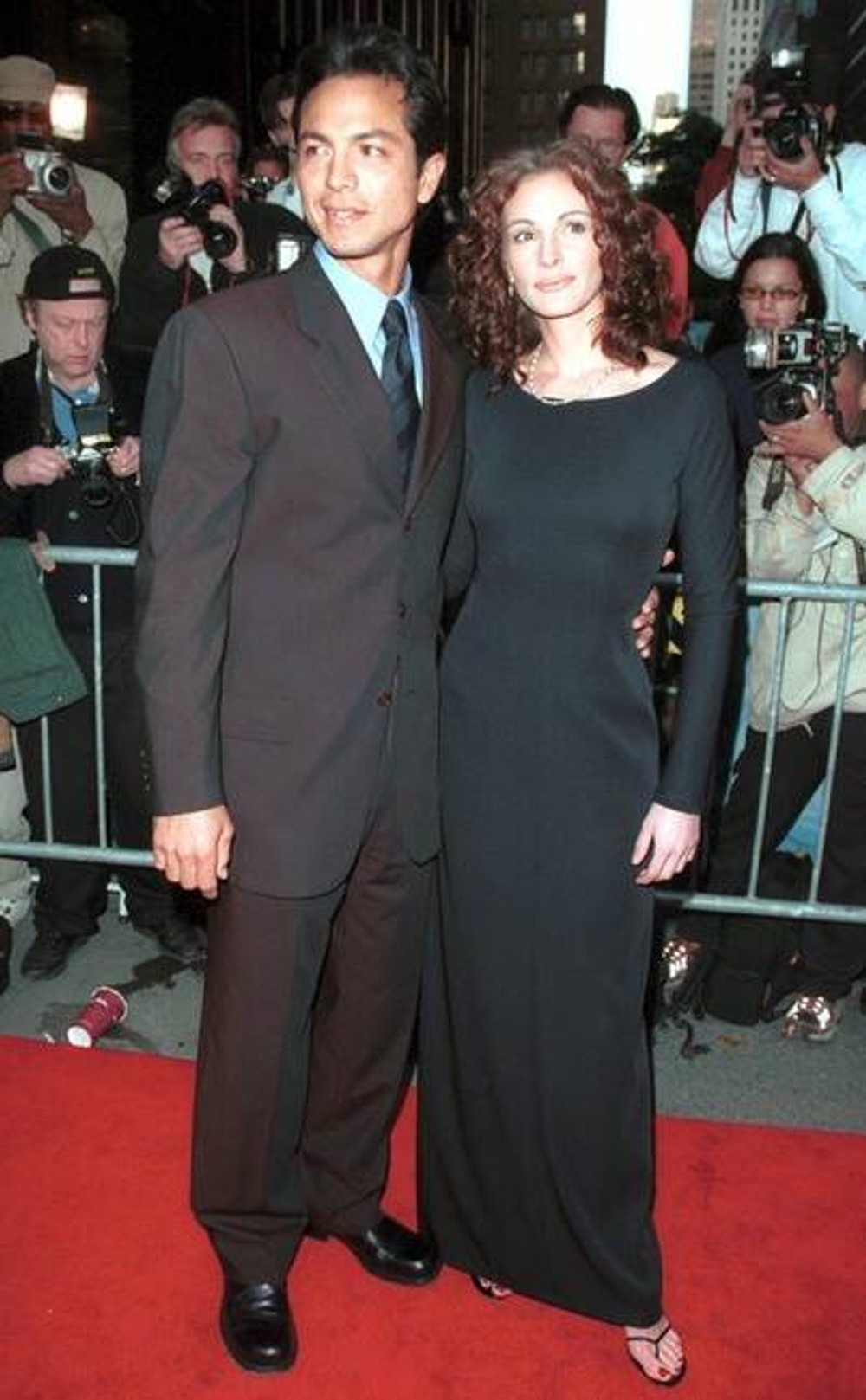 Julia Roberts a jej vtedajší priateľ Benjamin Bratt