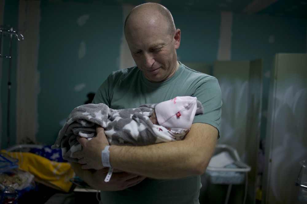 Pôrody v podzemí Kyjevskej nemocnice