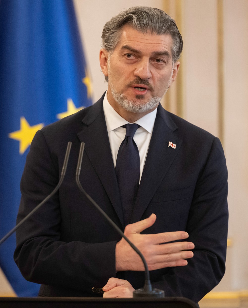 Návšteva kontroverzného prezidenta Gruzínskej republiky Michaila Kavelašviliho na Slovensku