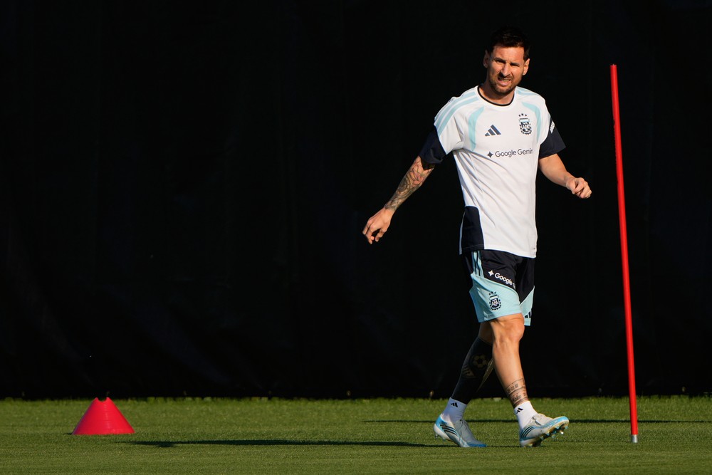 messi training