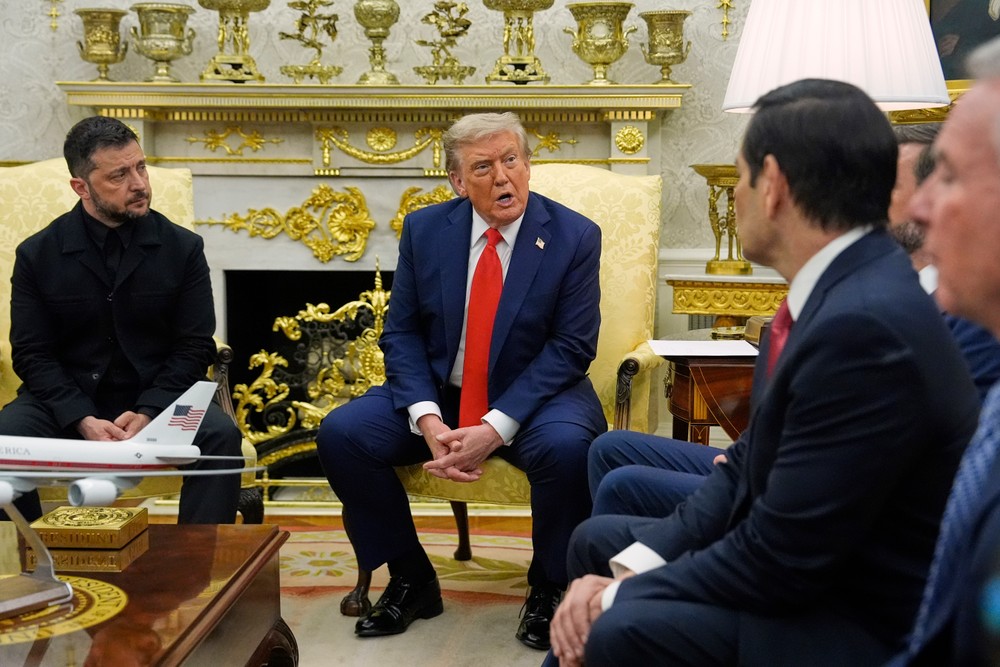 Volodymyr Zelenskyj a Donald Trump