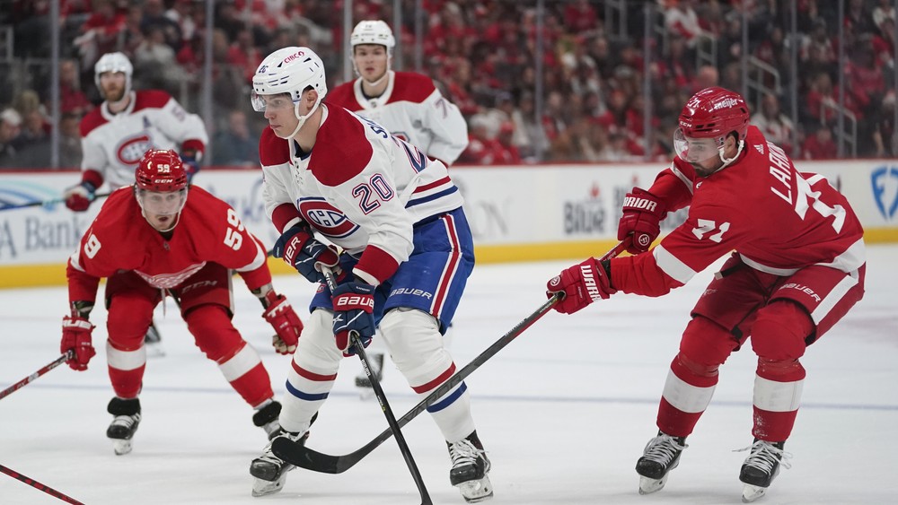 Juraj Slafkovský v akcii